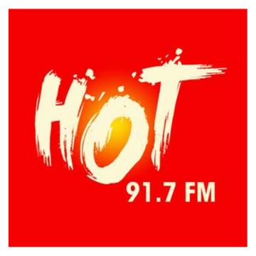 HOT 91.7 logo